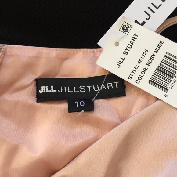 Jill Stuart rosy pink nude satin gown with tags - Picture 3 of 7